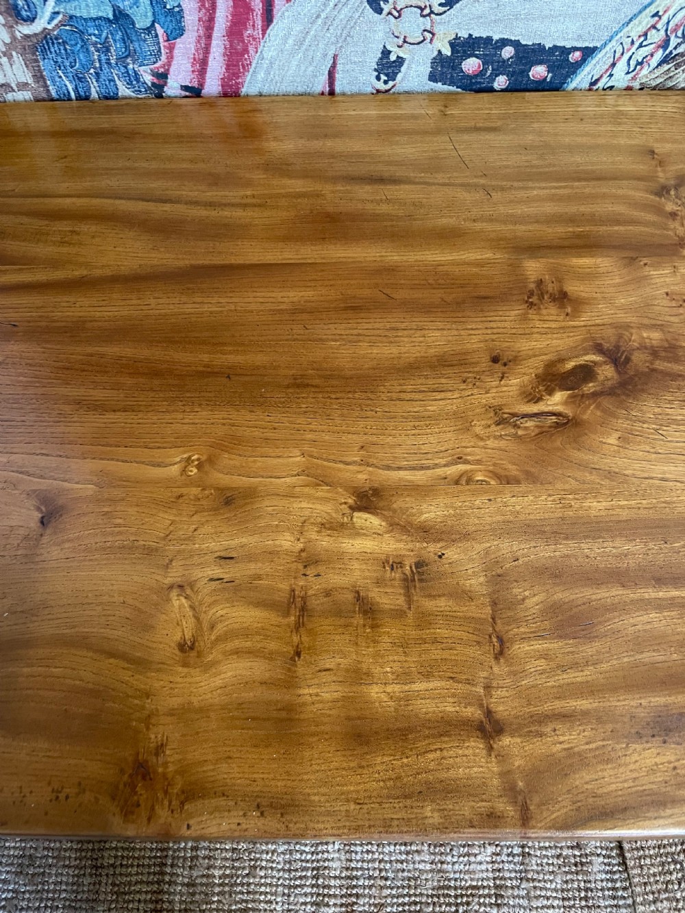 Elm farmhouse table  View VII