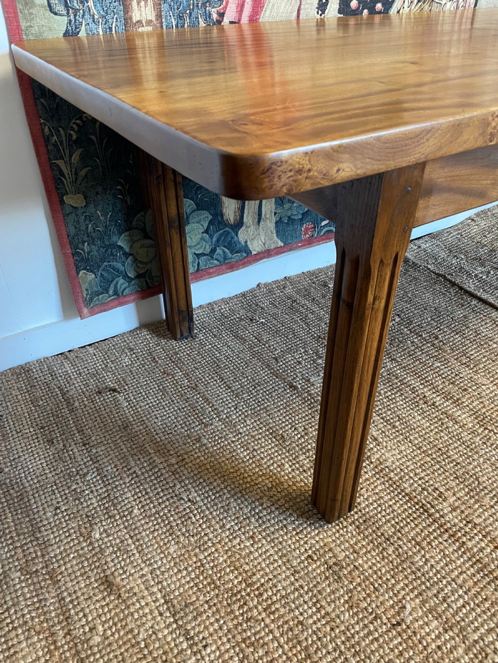 Elm farmhouse table  View IX