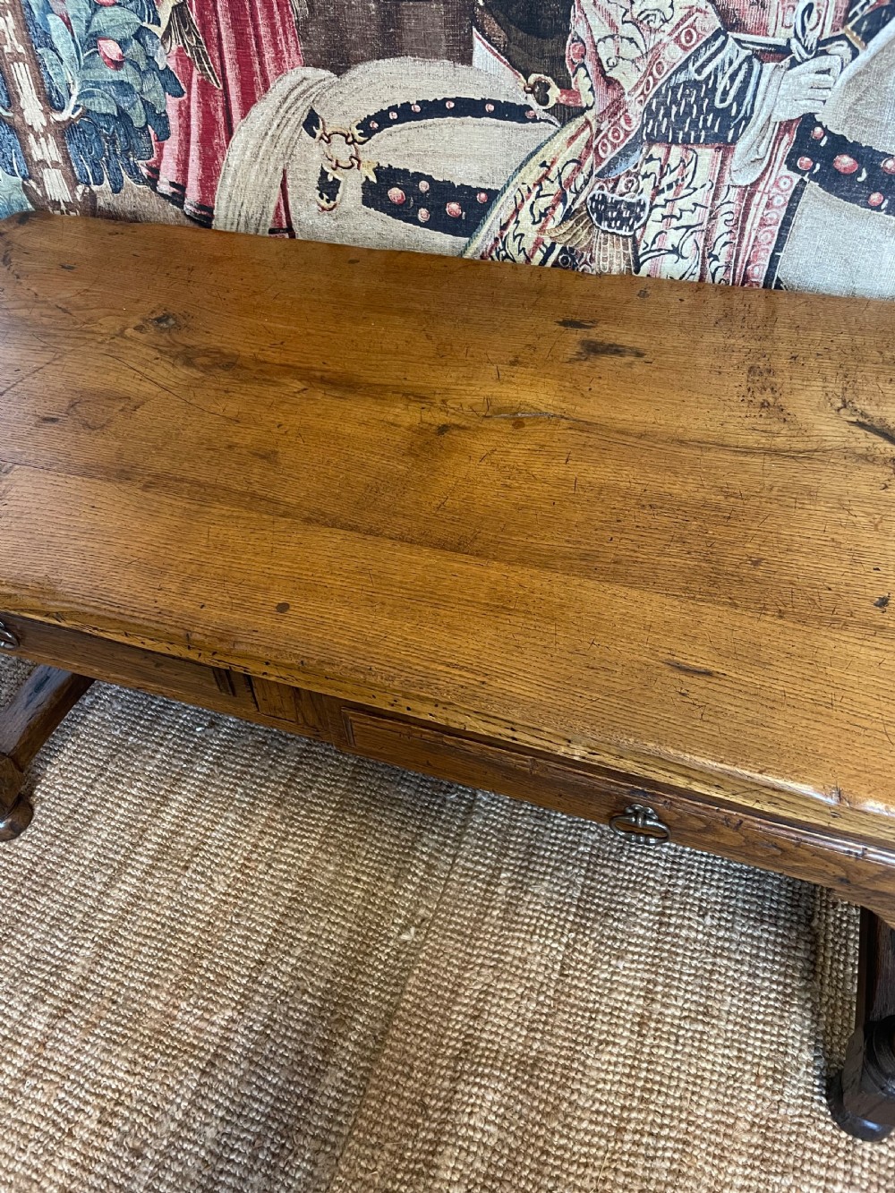 Oak console table / serving table  View IV