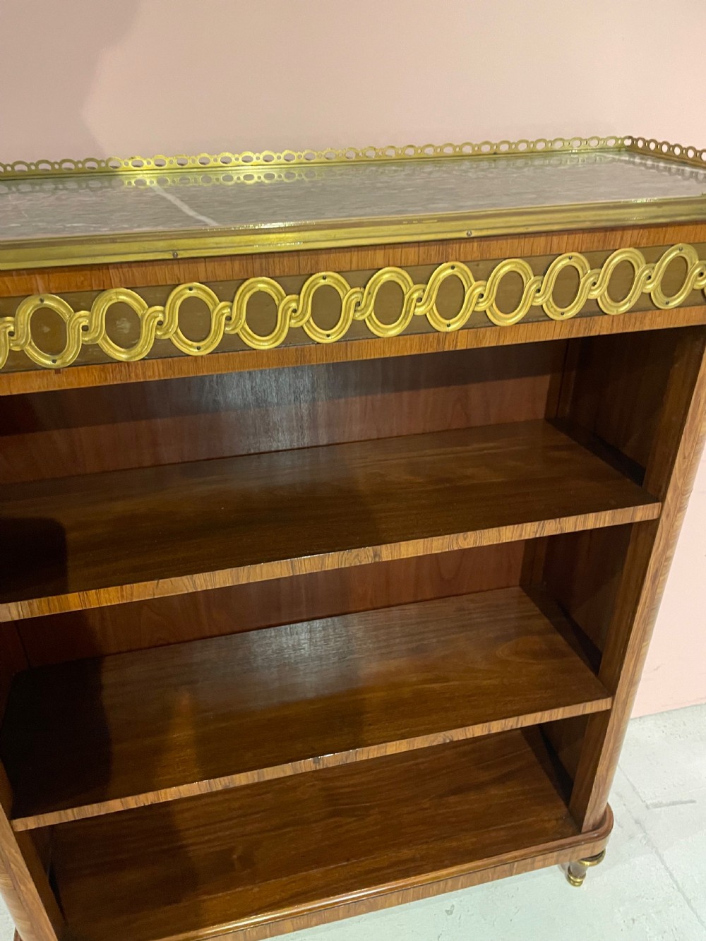 Napoleon III kingwood open bookcase  View VI