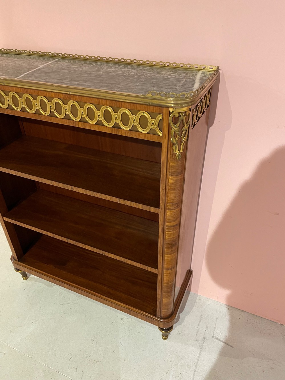 Napoleon III kingwood open bookcase  View VIII