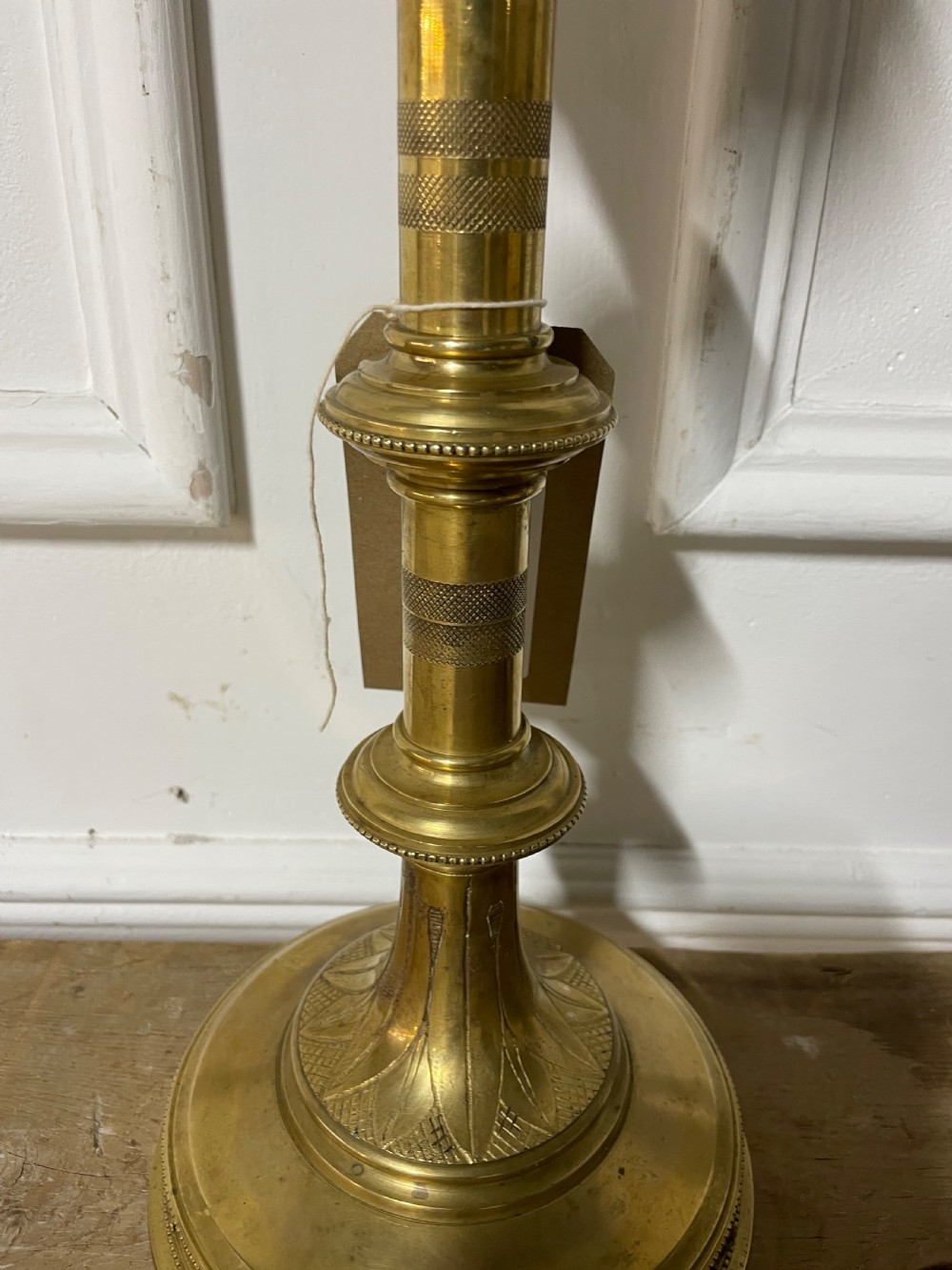 Early 20th century gothic style table lamp  View III