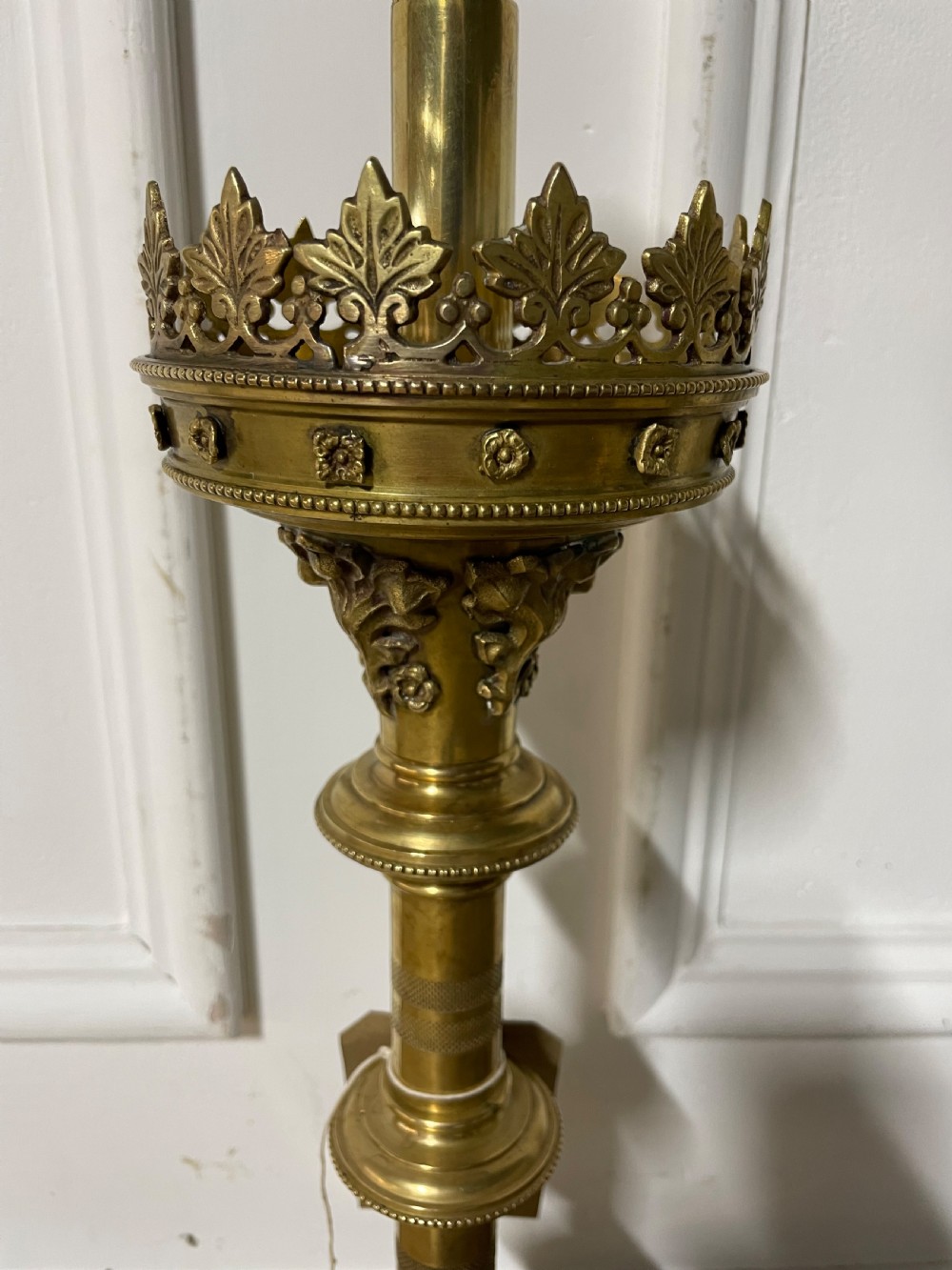 Early 20th century gothic style table lamp  View IV