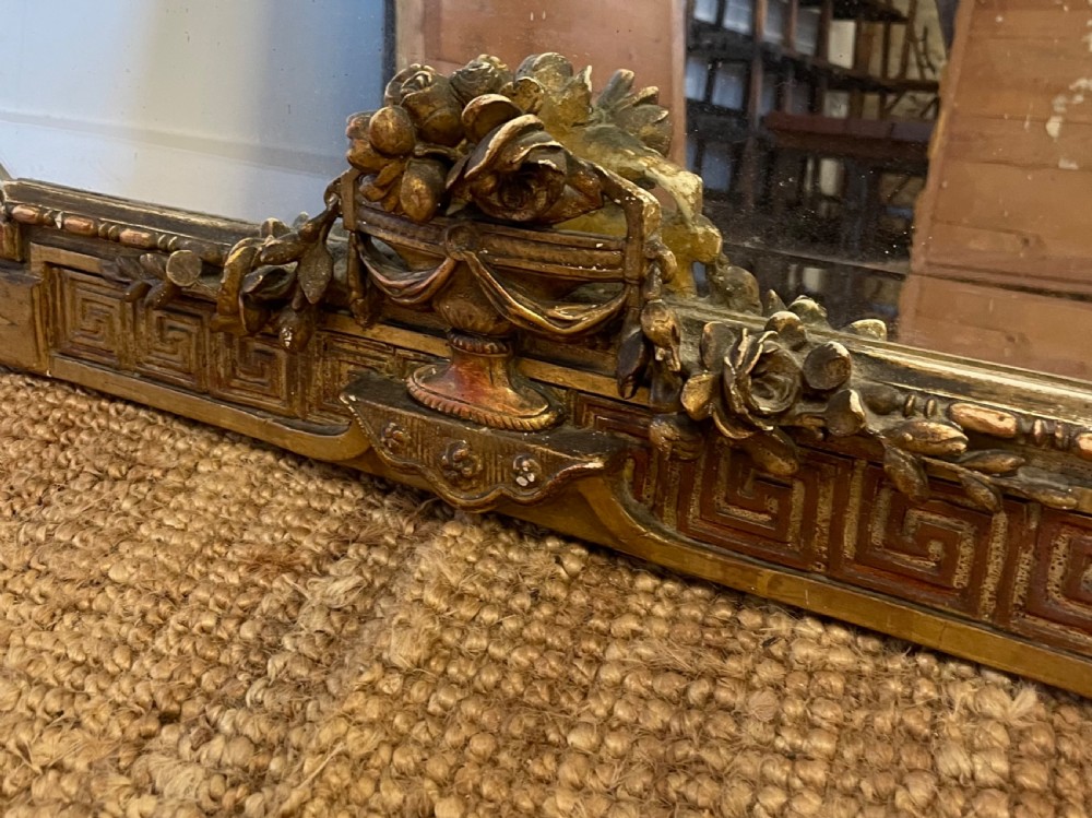 Large architectural gilded over mantle  View VII