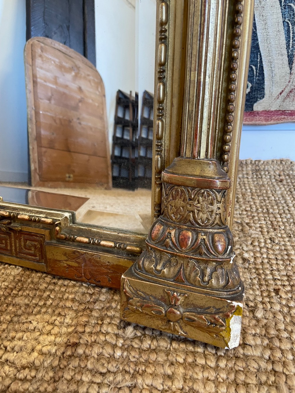 Large architectural gilded over mantle  View VIII