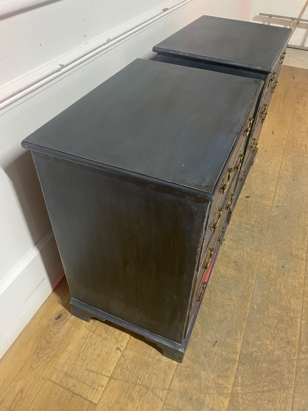 Pair of 19th bedside cabinets / lamp tables  View IV