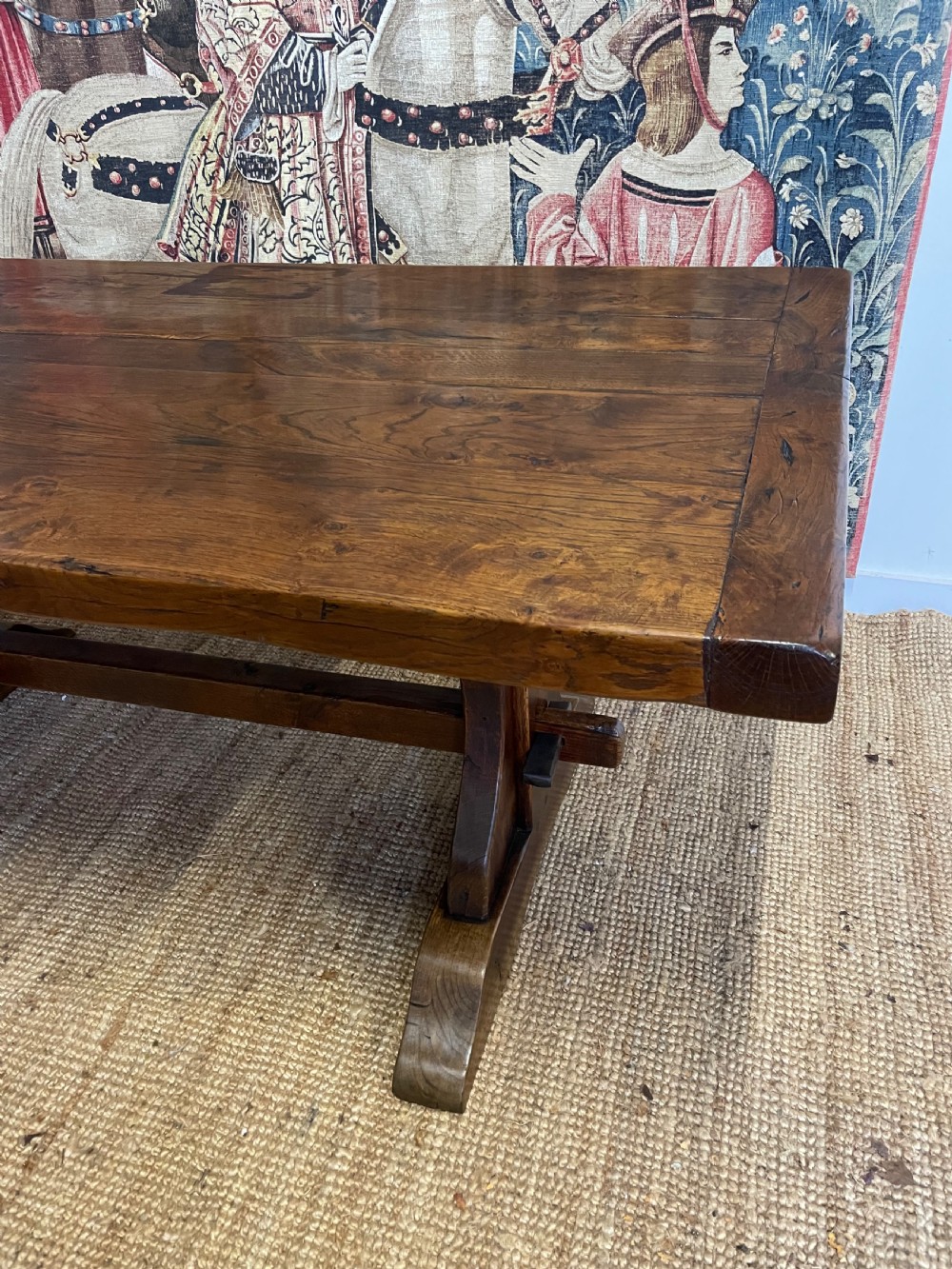 Small oak refectory table  View II