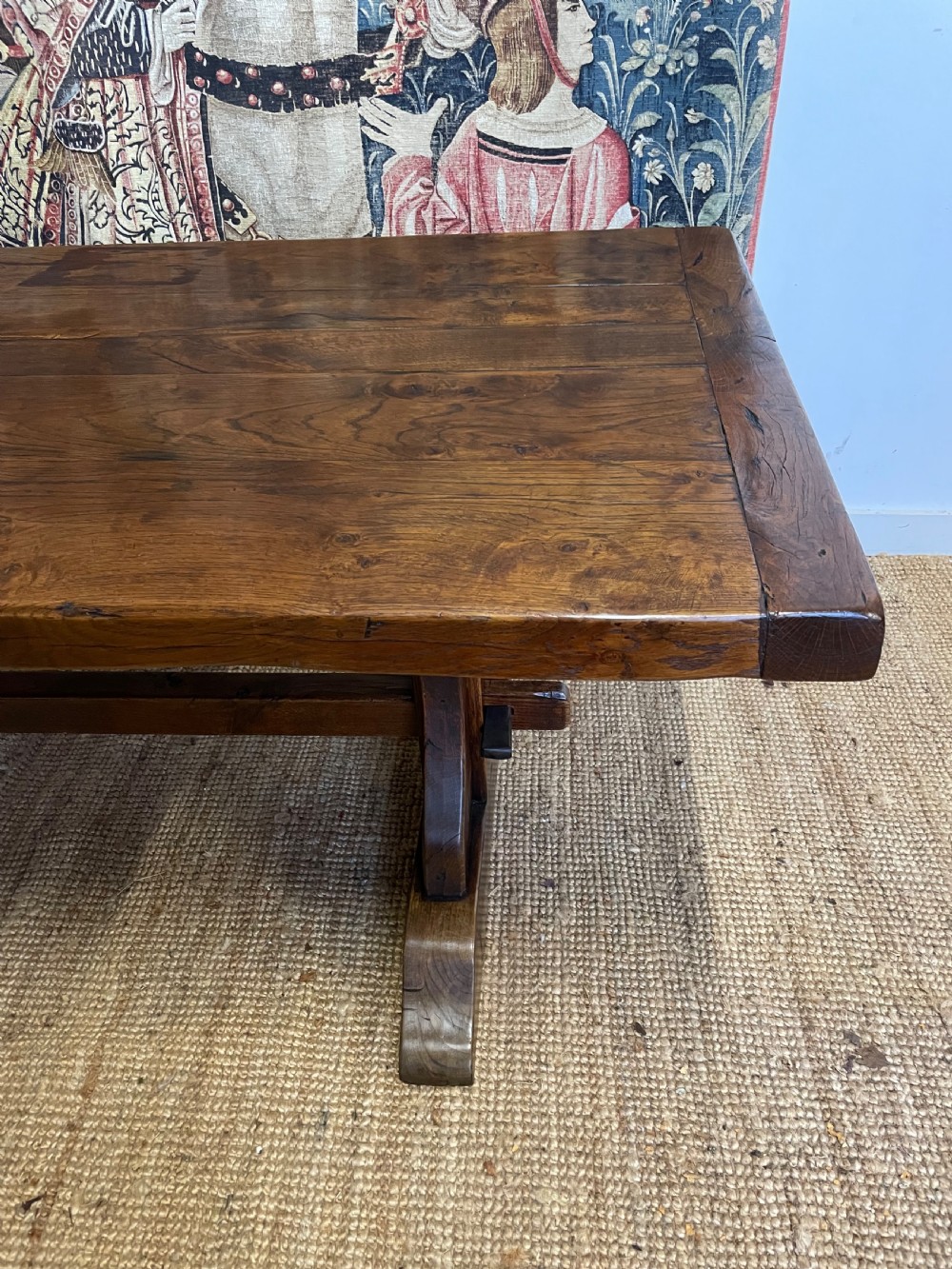 Small oak refectory table  View III