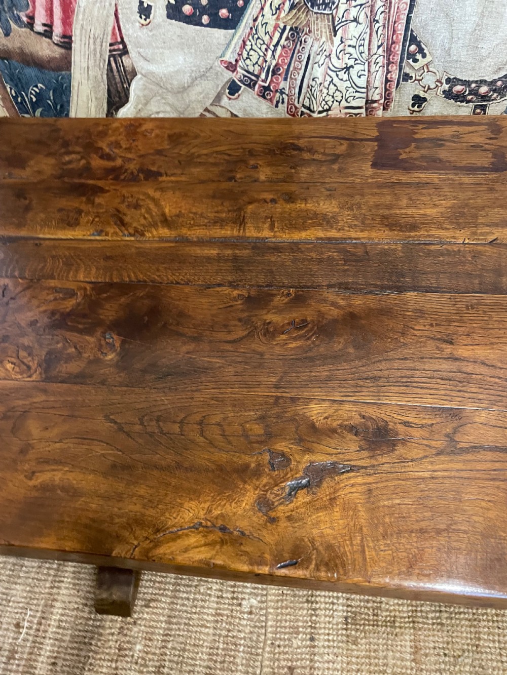 Small oak refectory table  View VI