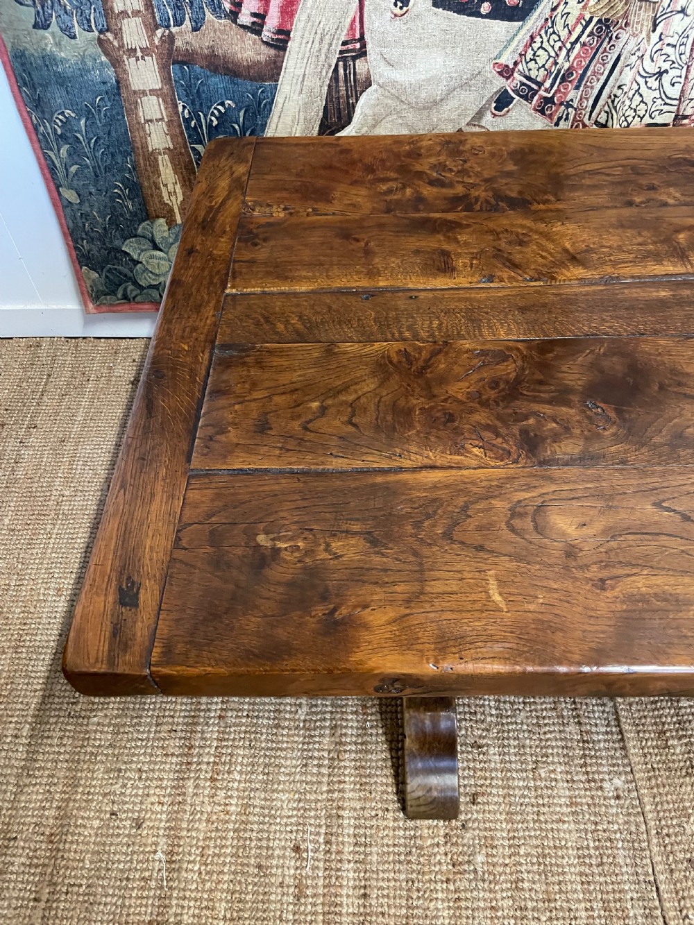 Small oak refectory table  View VII