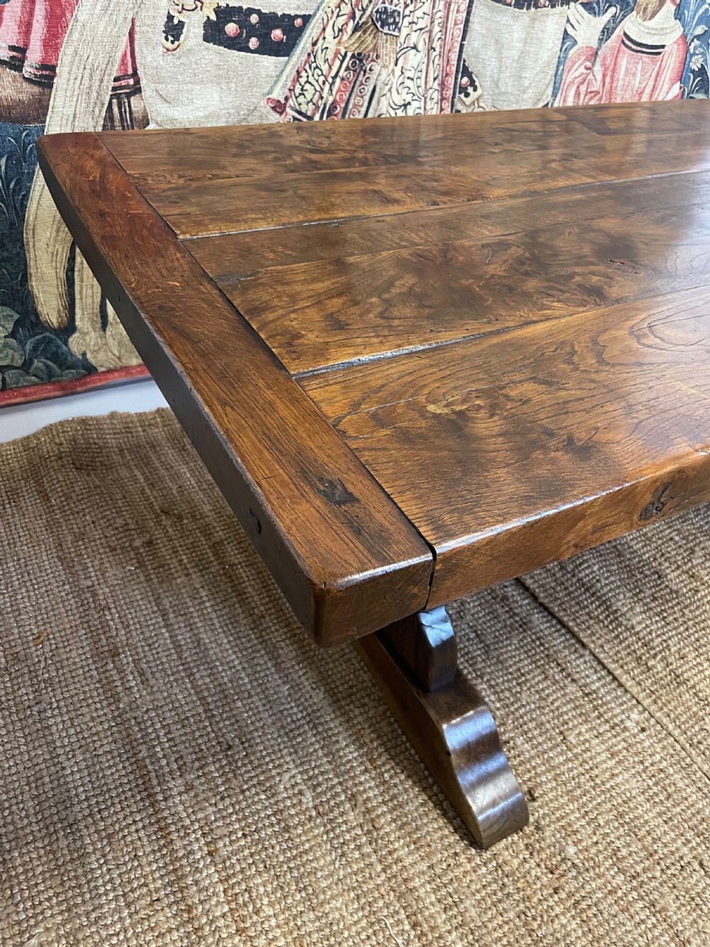 Small oak refectory table  View VIII