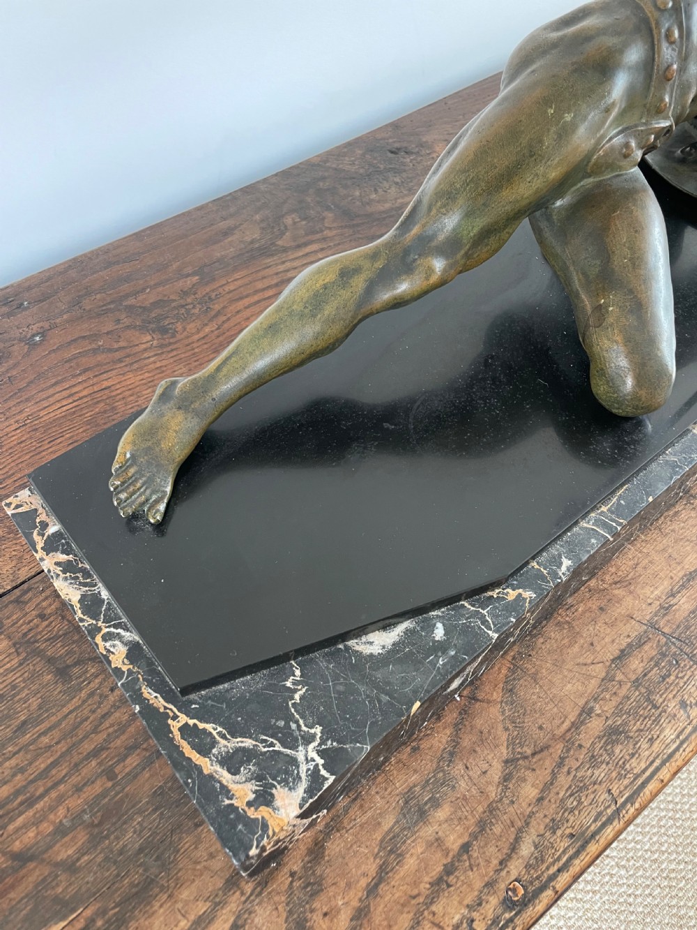 Art Deco bronze gladiator signed “ Desire Grisard “  View IX