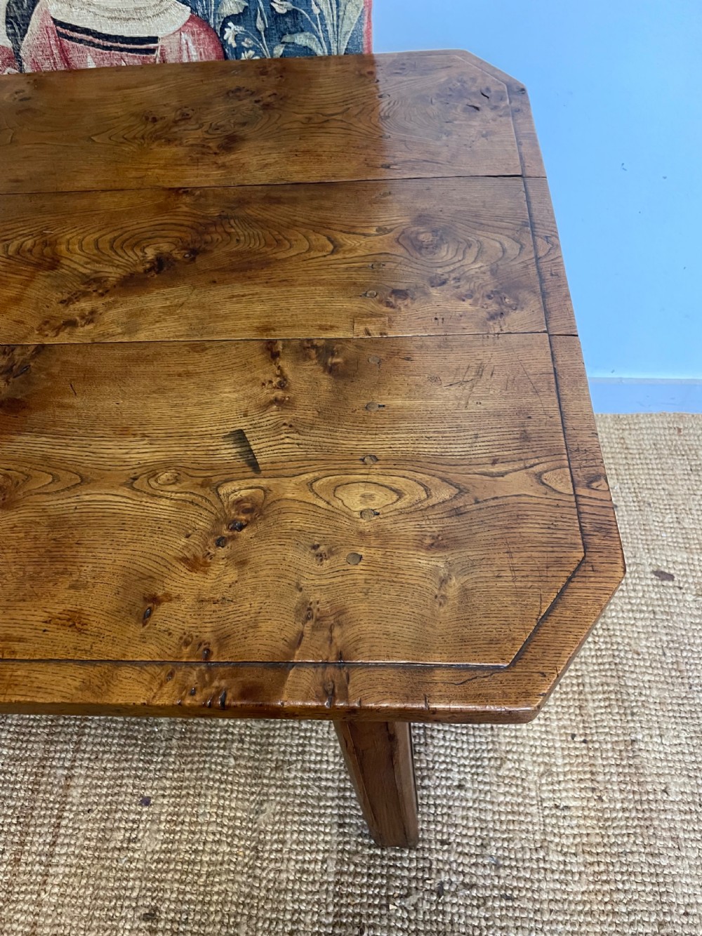 French Farm house table elm 2.65 meters  View V