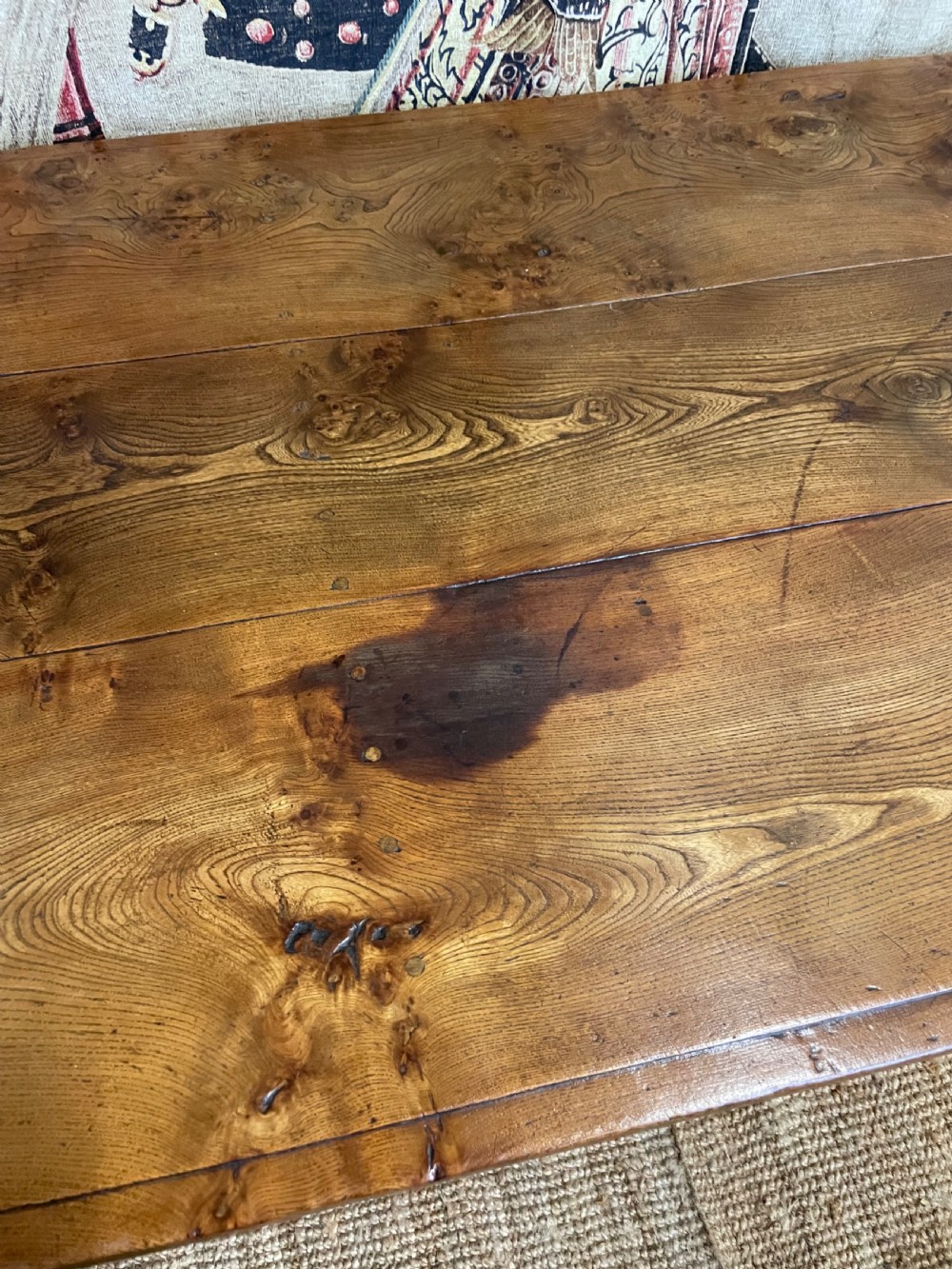 French Farm house table elm 2.65 meters  View VIII