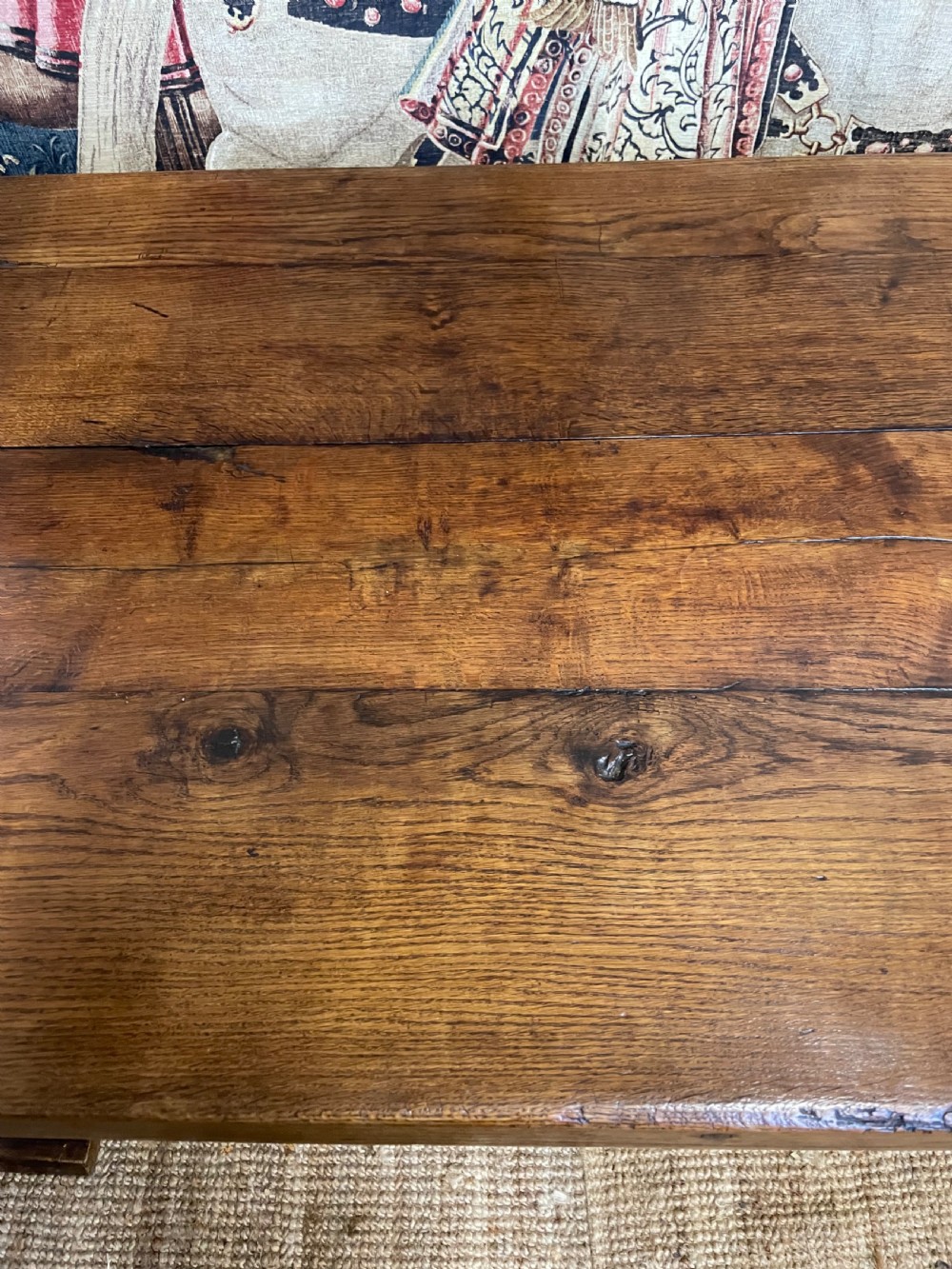 Oak Refectory table 8 seater  View III