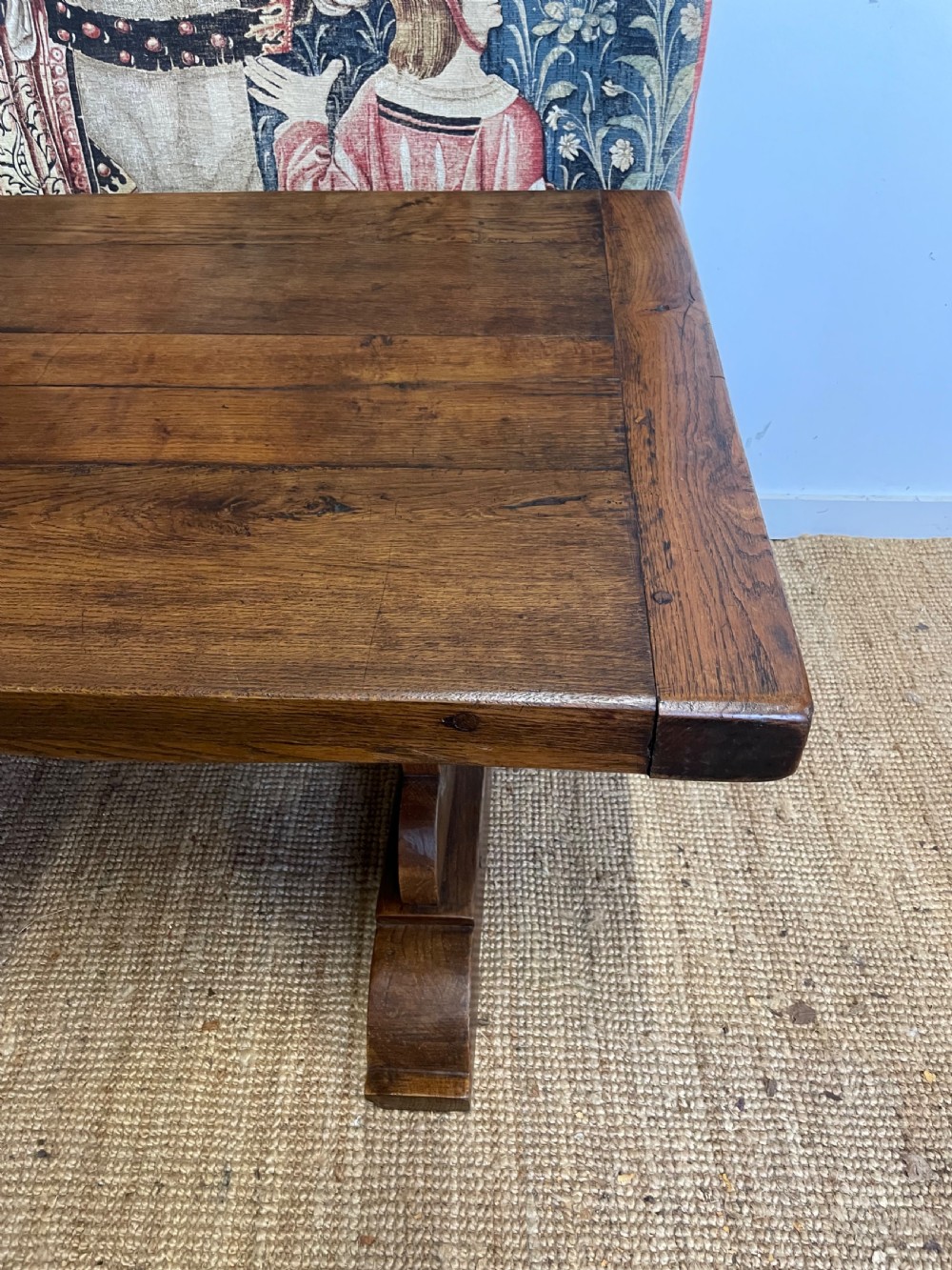 Oak Refectory table 8 seater  View V