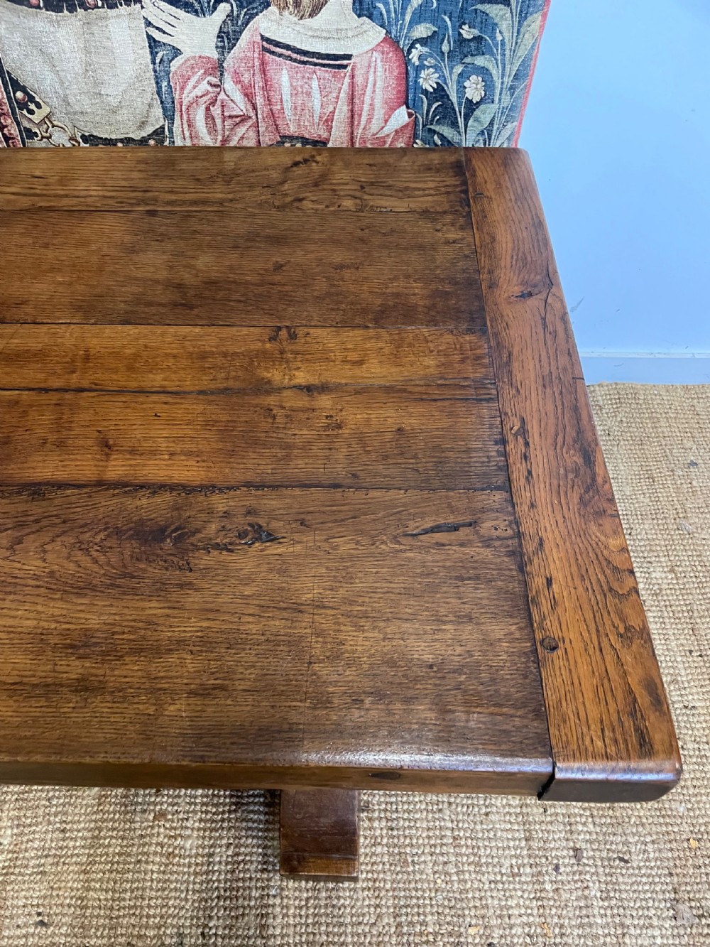 Oak Refectory table 8 seater  View VI