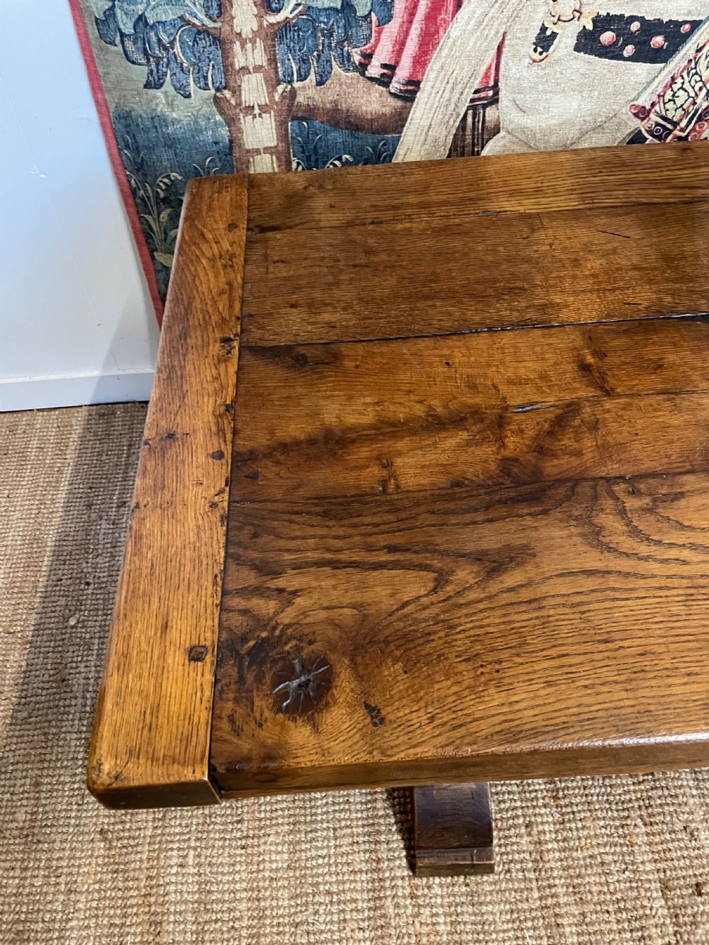 Oak Refectory table 8 seater  View VII