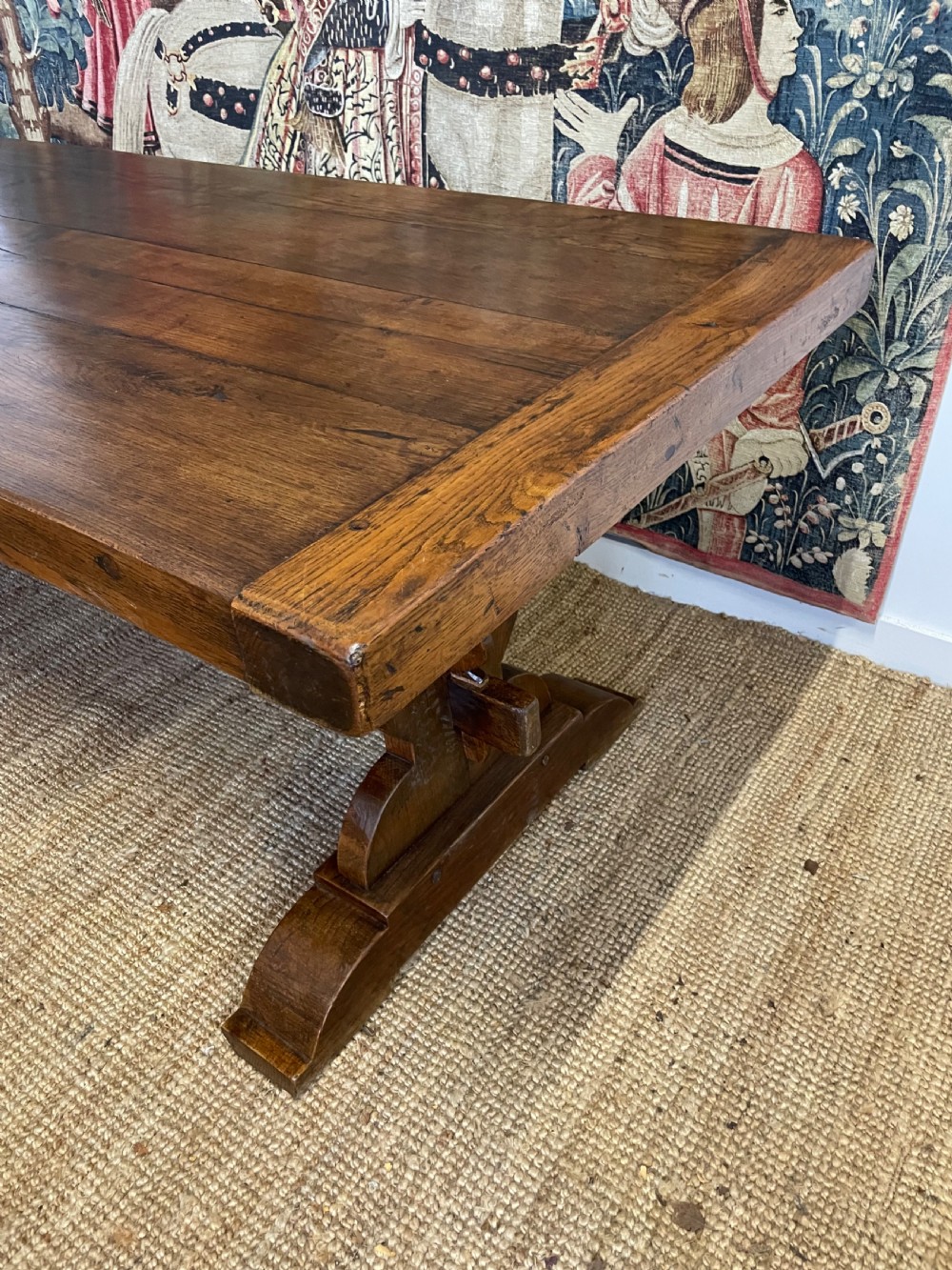 Oak Refectory table 8 seater  View IX