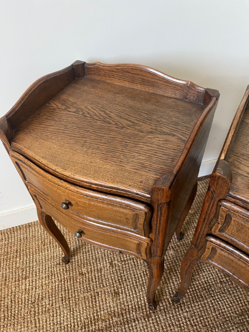 Pair of oak bedside cabinets  View IV