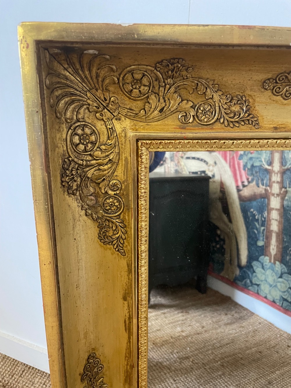 19th century gilt mirror  View II