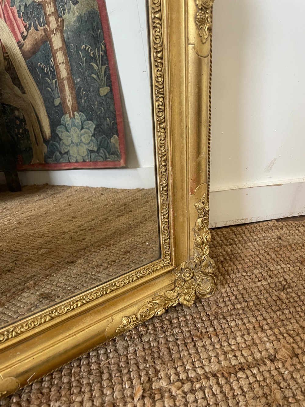Pretty 19th century gilt mirror  View VI