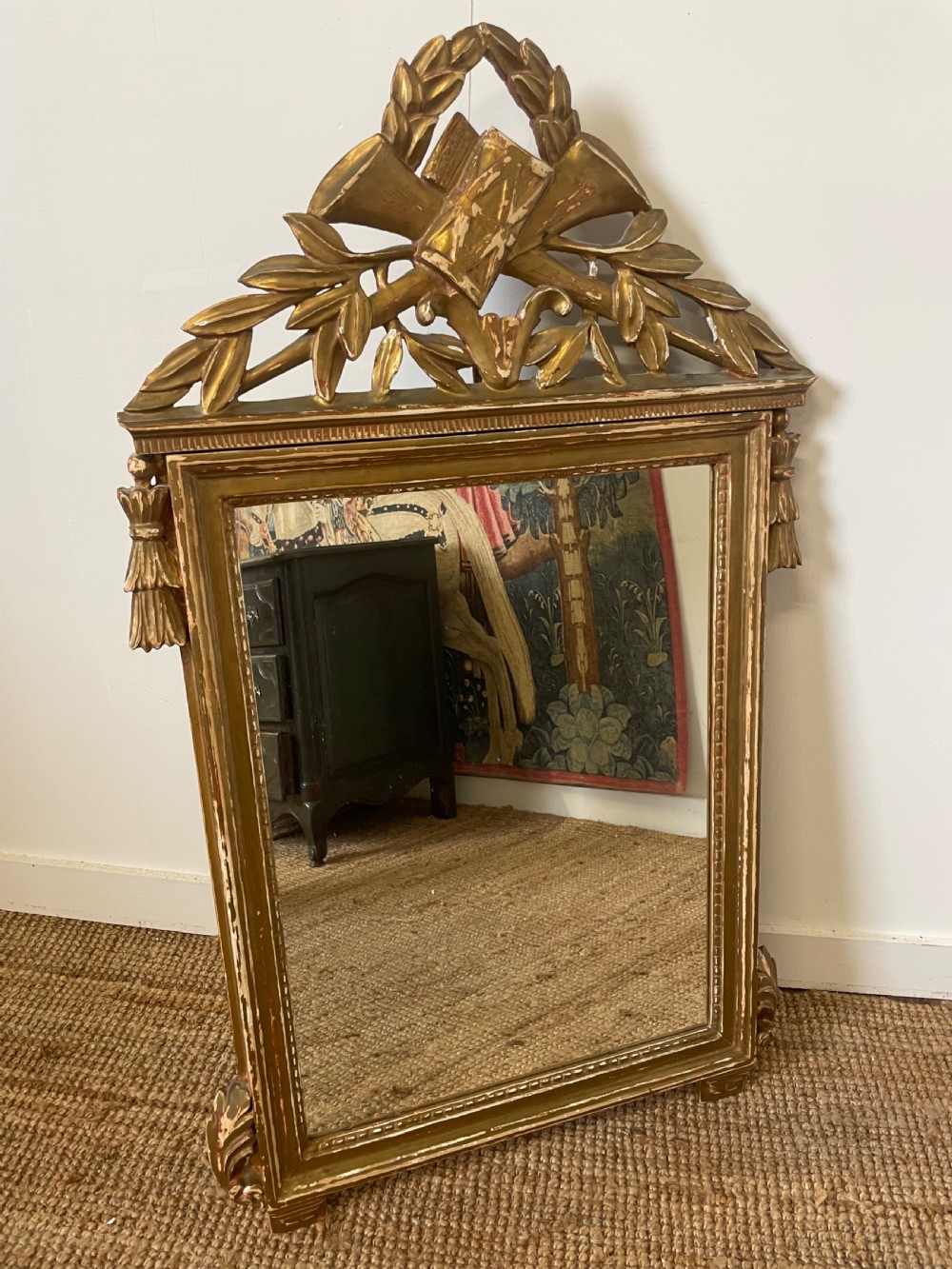 Decorative gilt mirror in the Louis XV style 