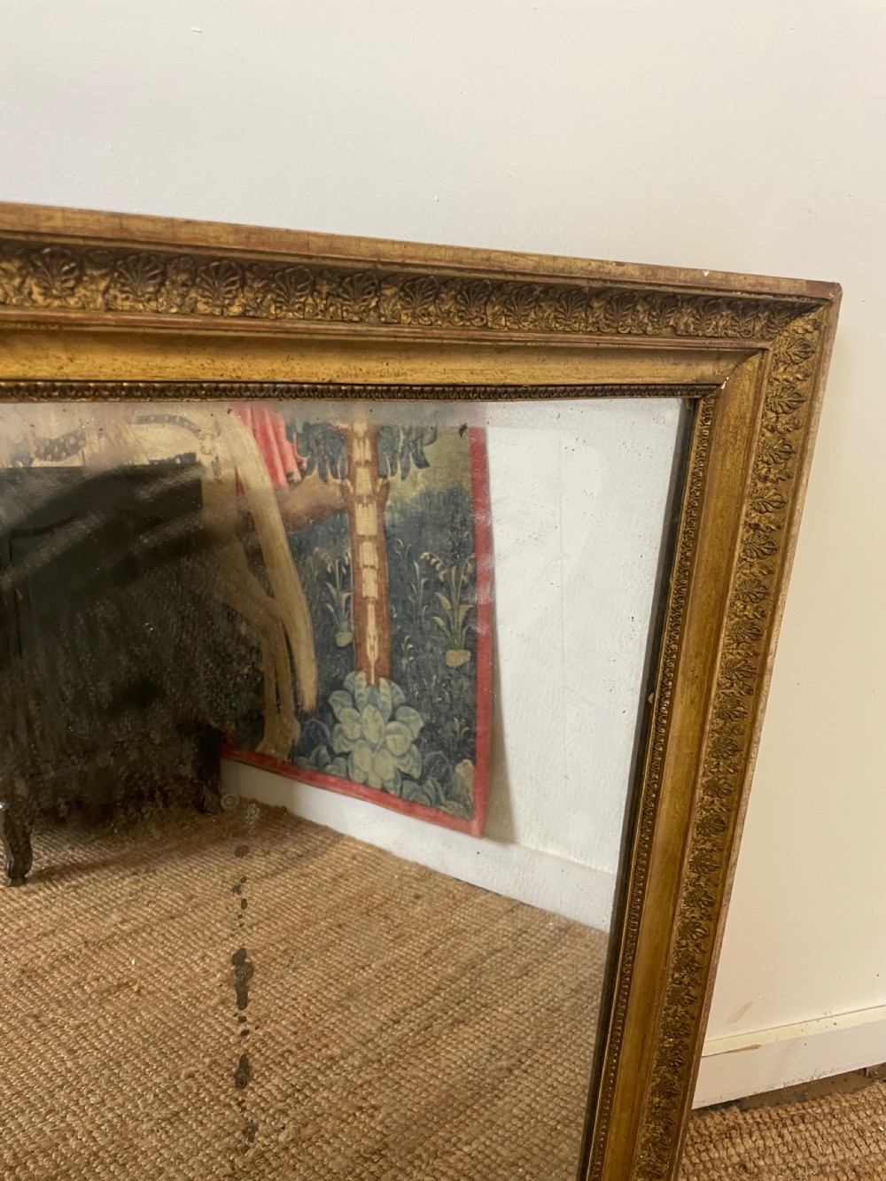 Small 19th century gilt mirror  View III