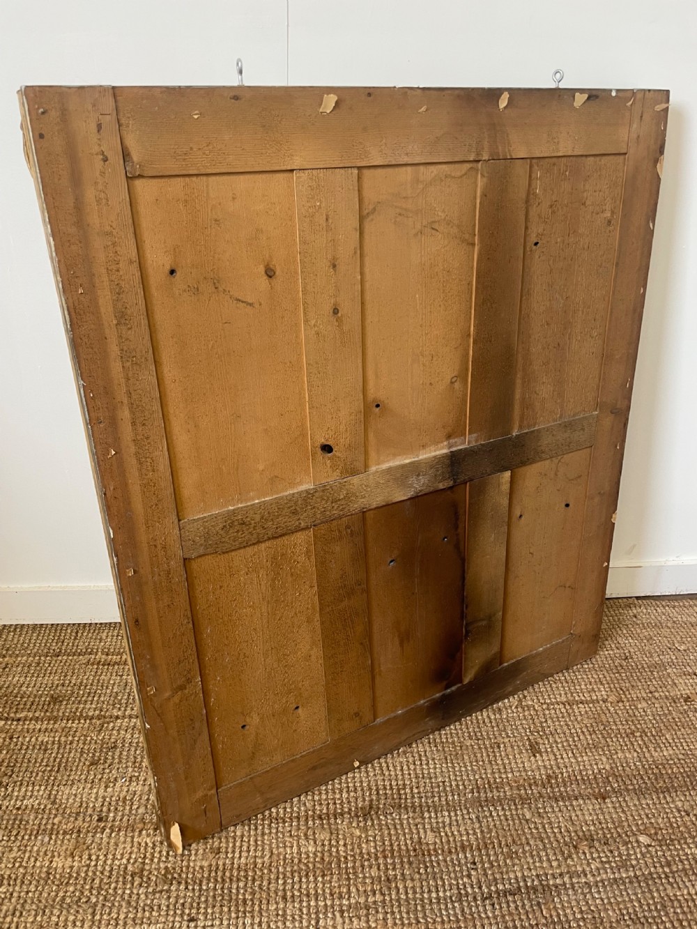 19th century gilded overmantle / gilt mirror  View X