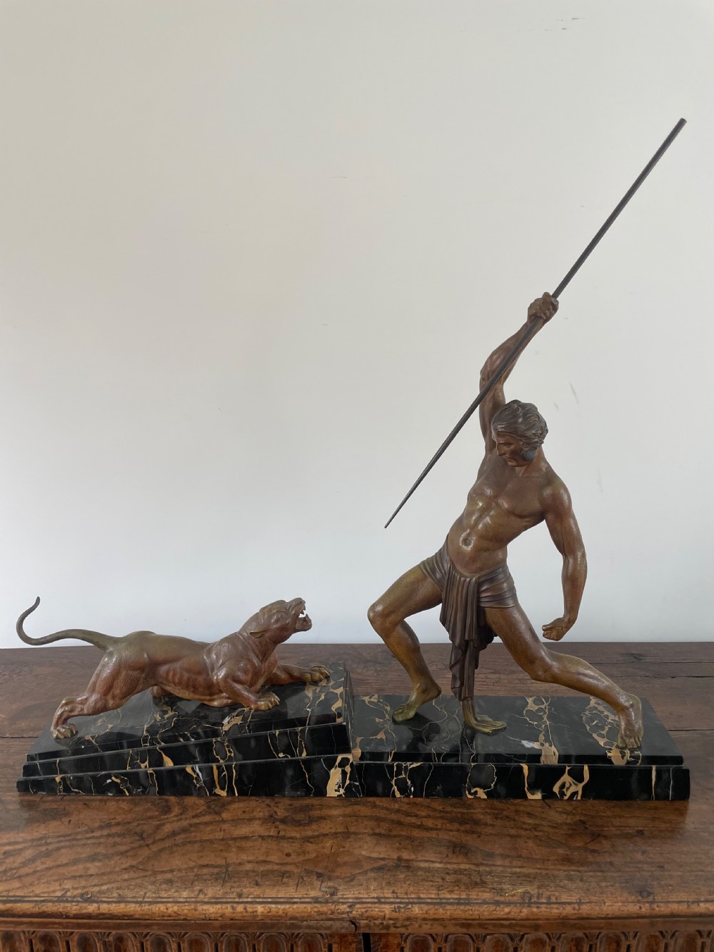 Art Deco sculpture “The Hunter “by D Chiparus 