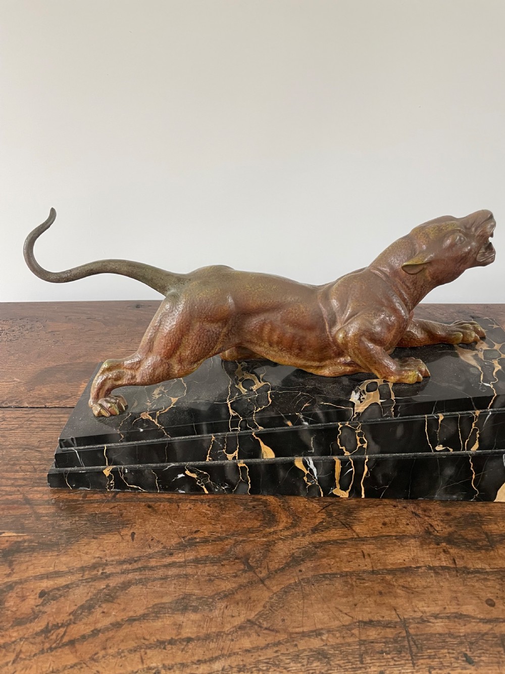 Art Deco sculpture “The Hunter “by D Chiparus  View II