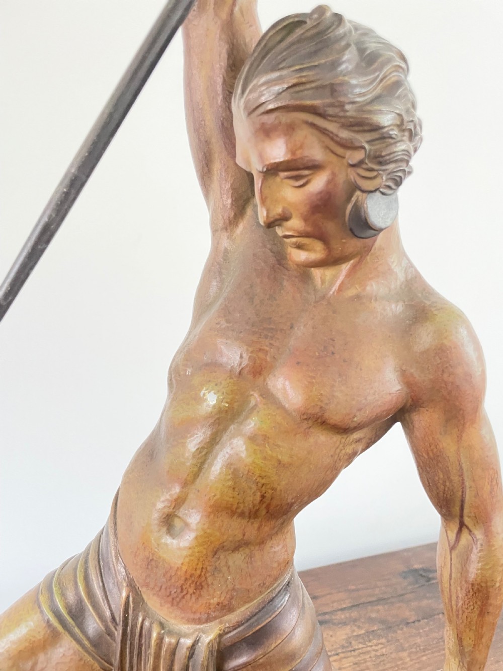 Art Deco sculpture “The Hunter “by D Chiparus  View IV