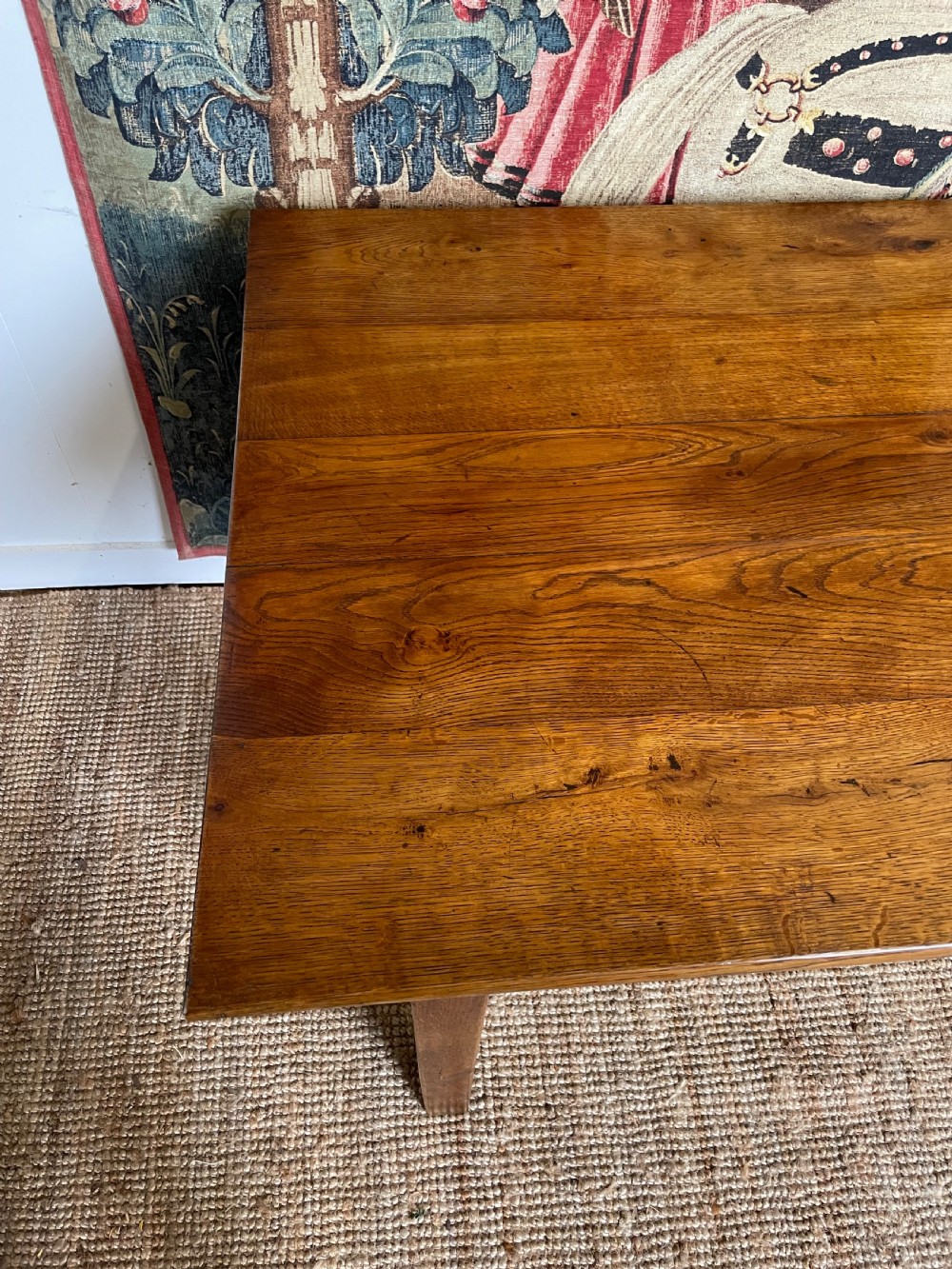 Small antique oak farmhouse table 2m  View VII