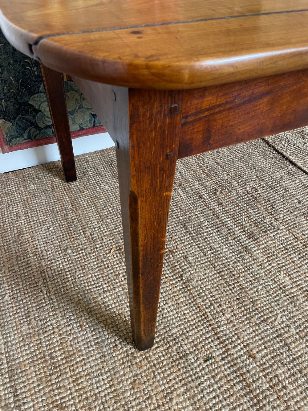Cherrywood farmhouse table  View IX
