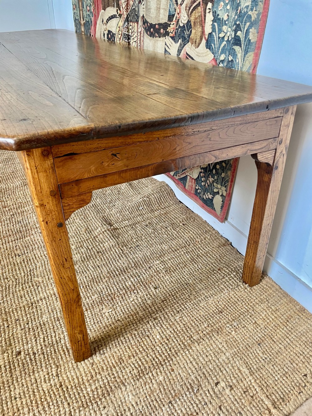 Large 3 meter chestnut farmhouse table  View III
