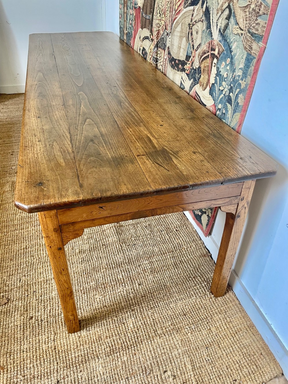 Large 3 meter chestnut farmhouse table  View IV