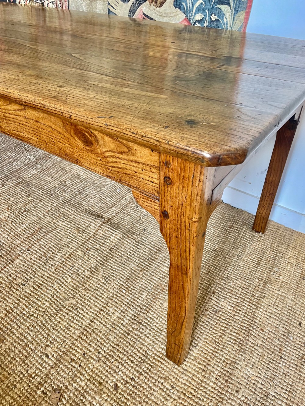 Large 3 meter chestnut farmhouse table  View V
