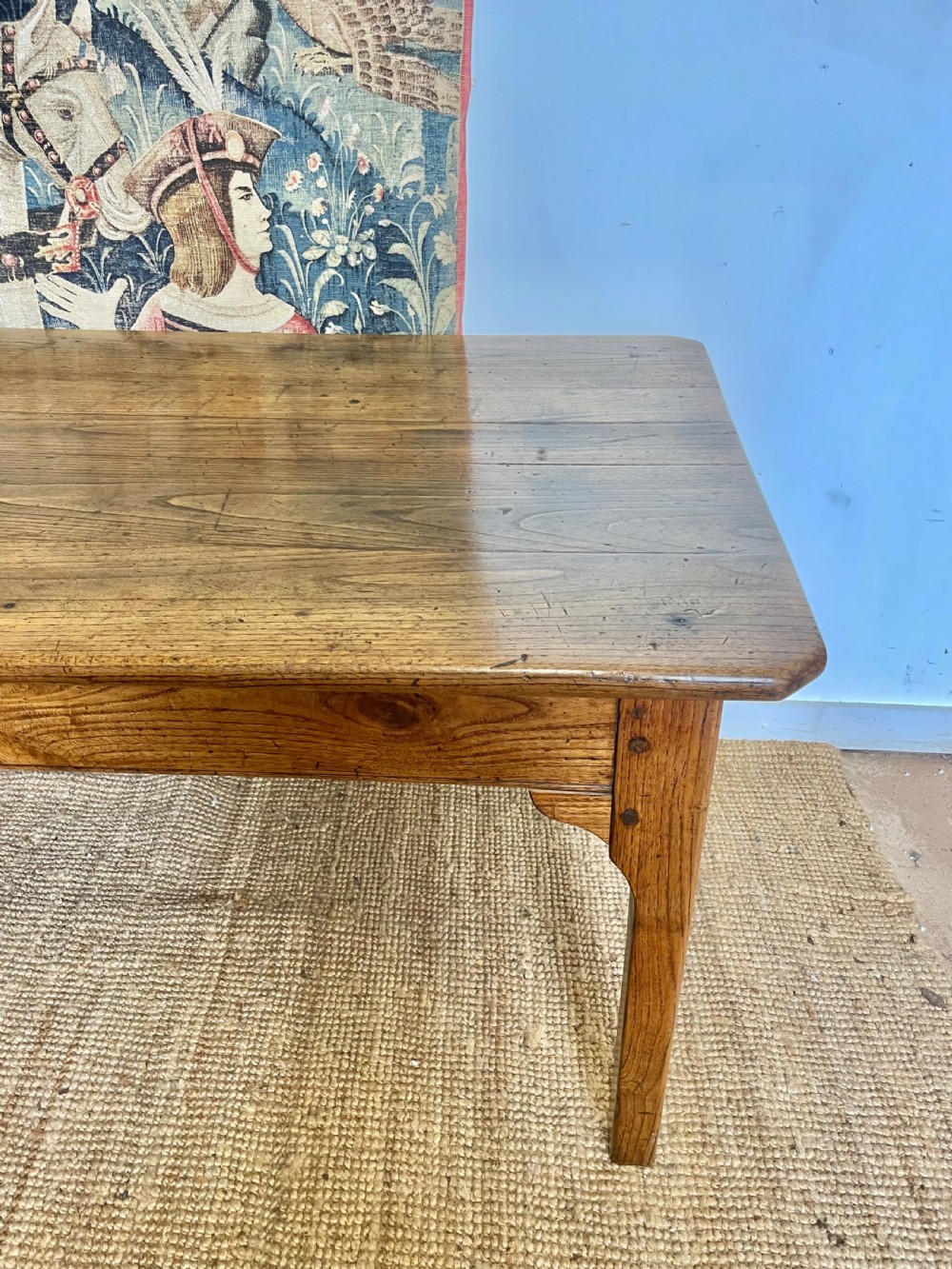 Large 3 meter chestnut farmhouse table  View VI