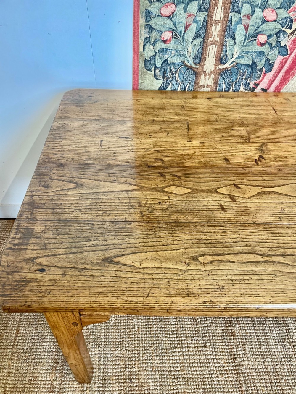 Large 3 meter chestnut farmhouse table  View XI