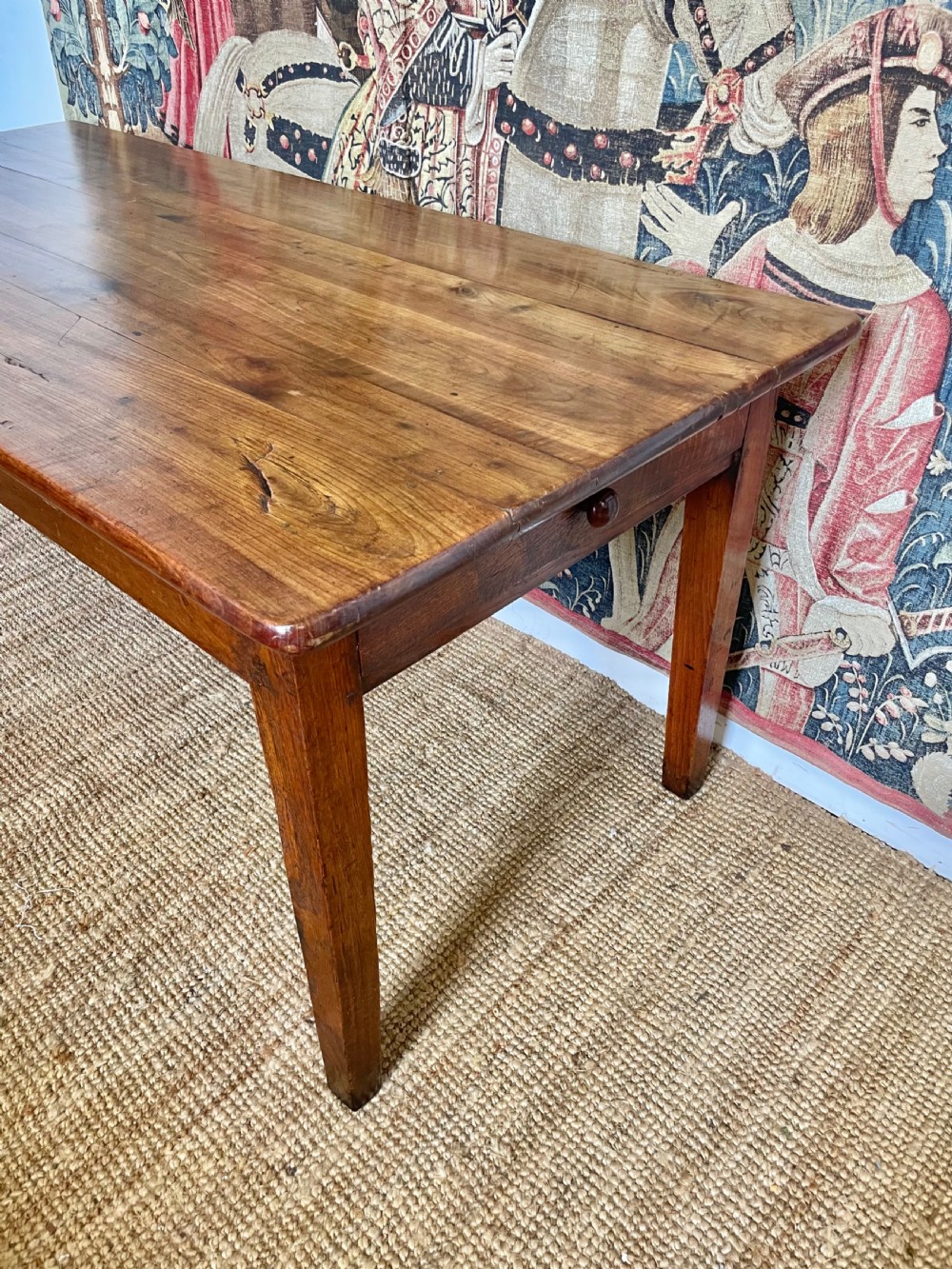 Neat sized 19th century Farmhouse table View II