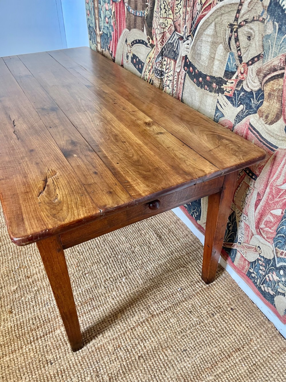 Neat sized 19th century Farmhouse table View IV