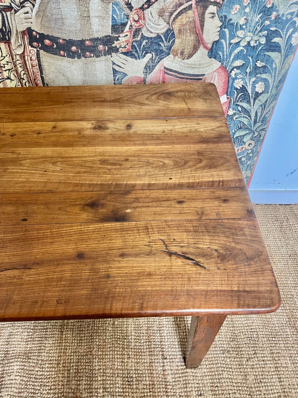 Neat sized 19th century Farmhouse table View V