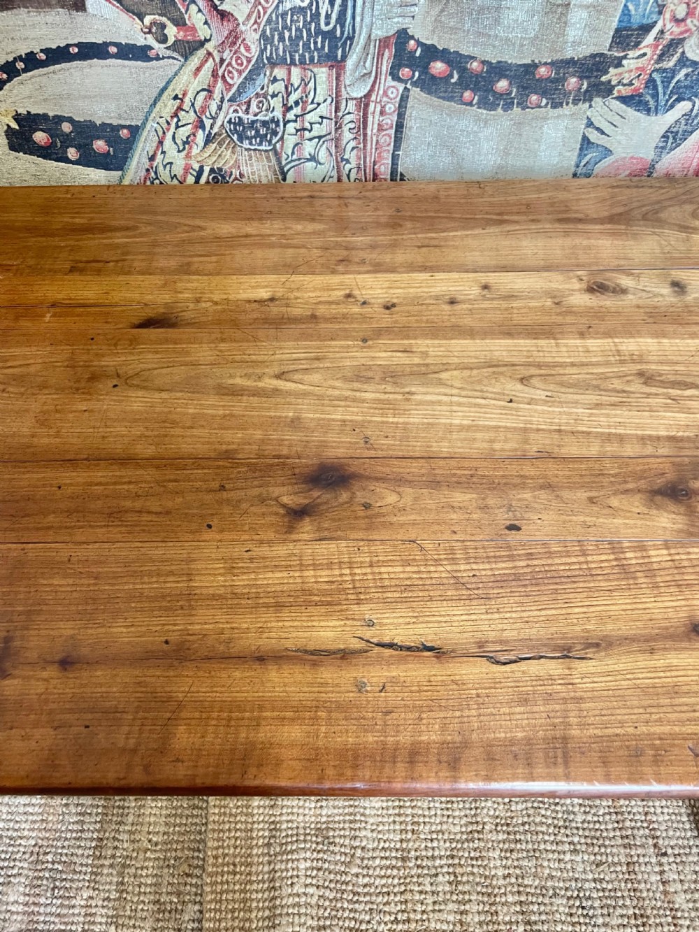 Neat sized 19th century Farmhouse table View VI