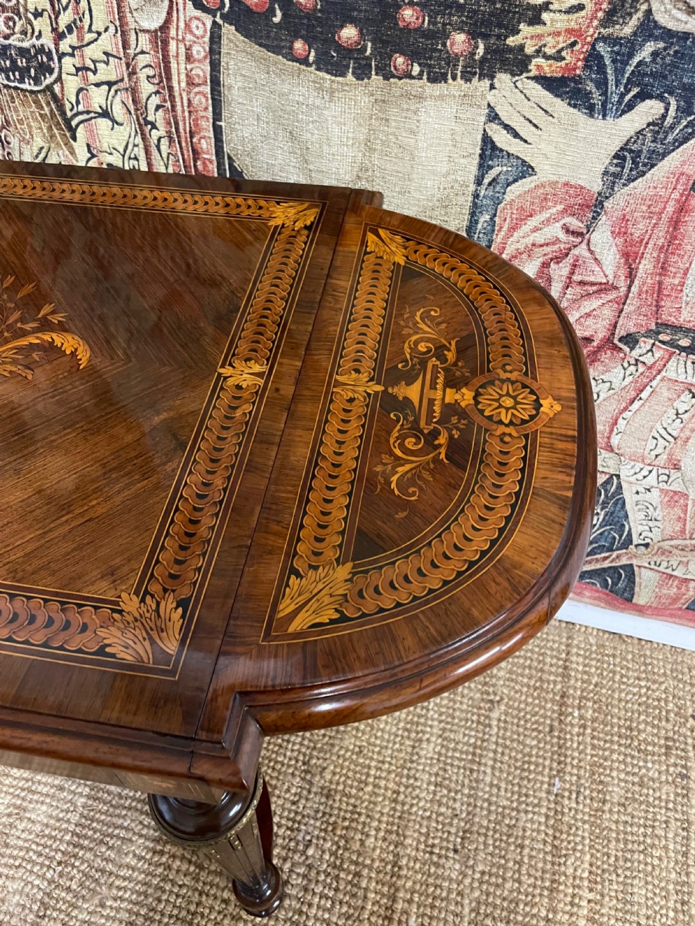 Napoleon III rosewood and inlaid sofa table  View VIII