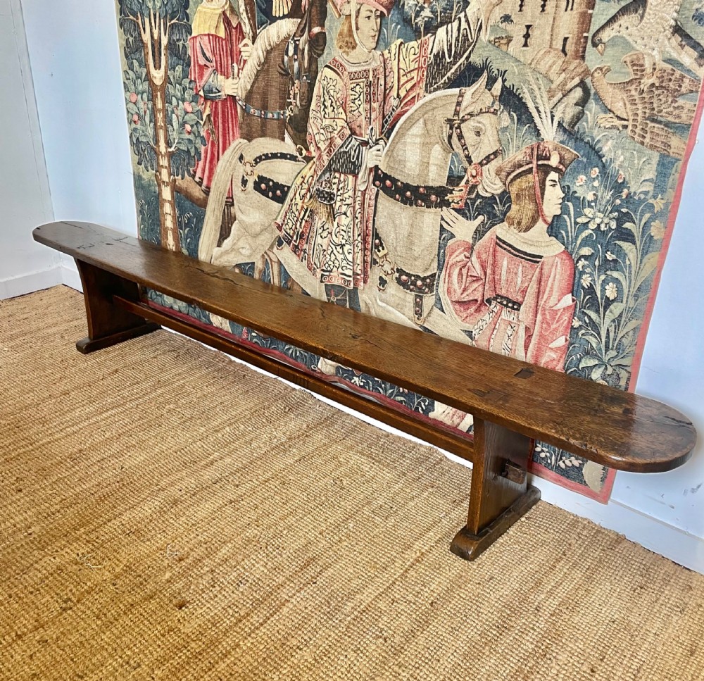 Large oak Bench 2.98 meters 