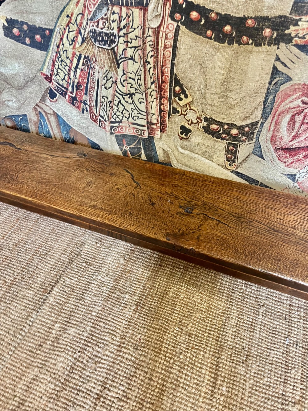 Large oak Bench 2.98 meters  View IV