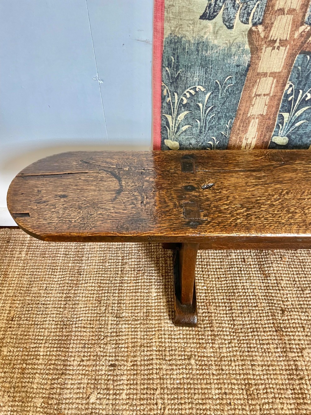 Large oak Bench 2.98 meters  View VI