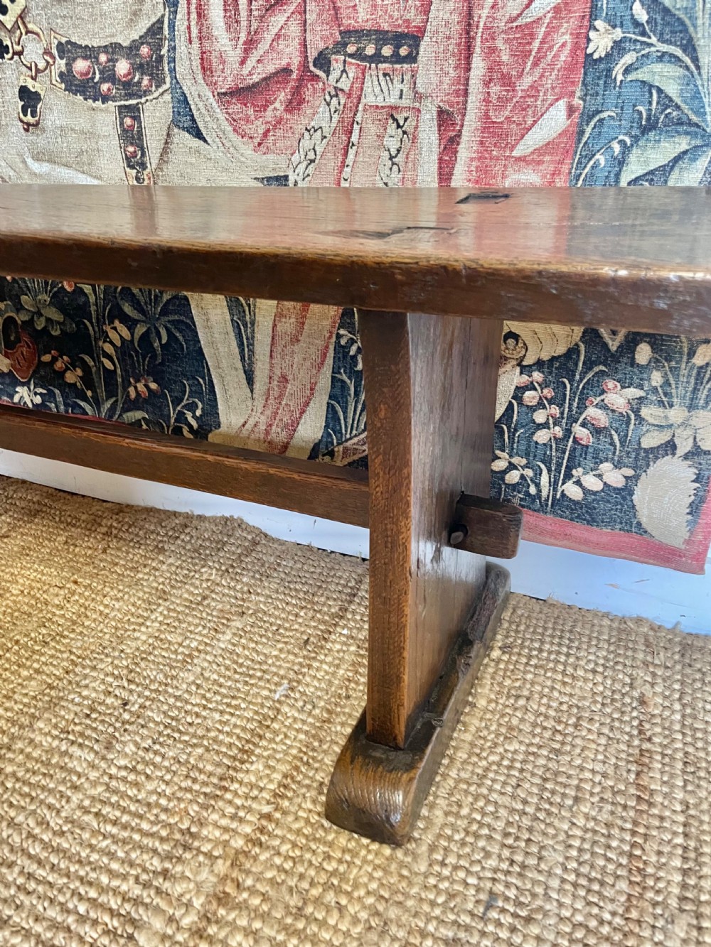 Large oak Bench 2.98 meters  View VIII