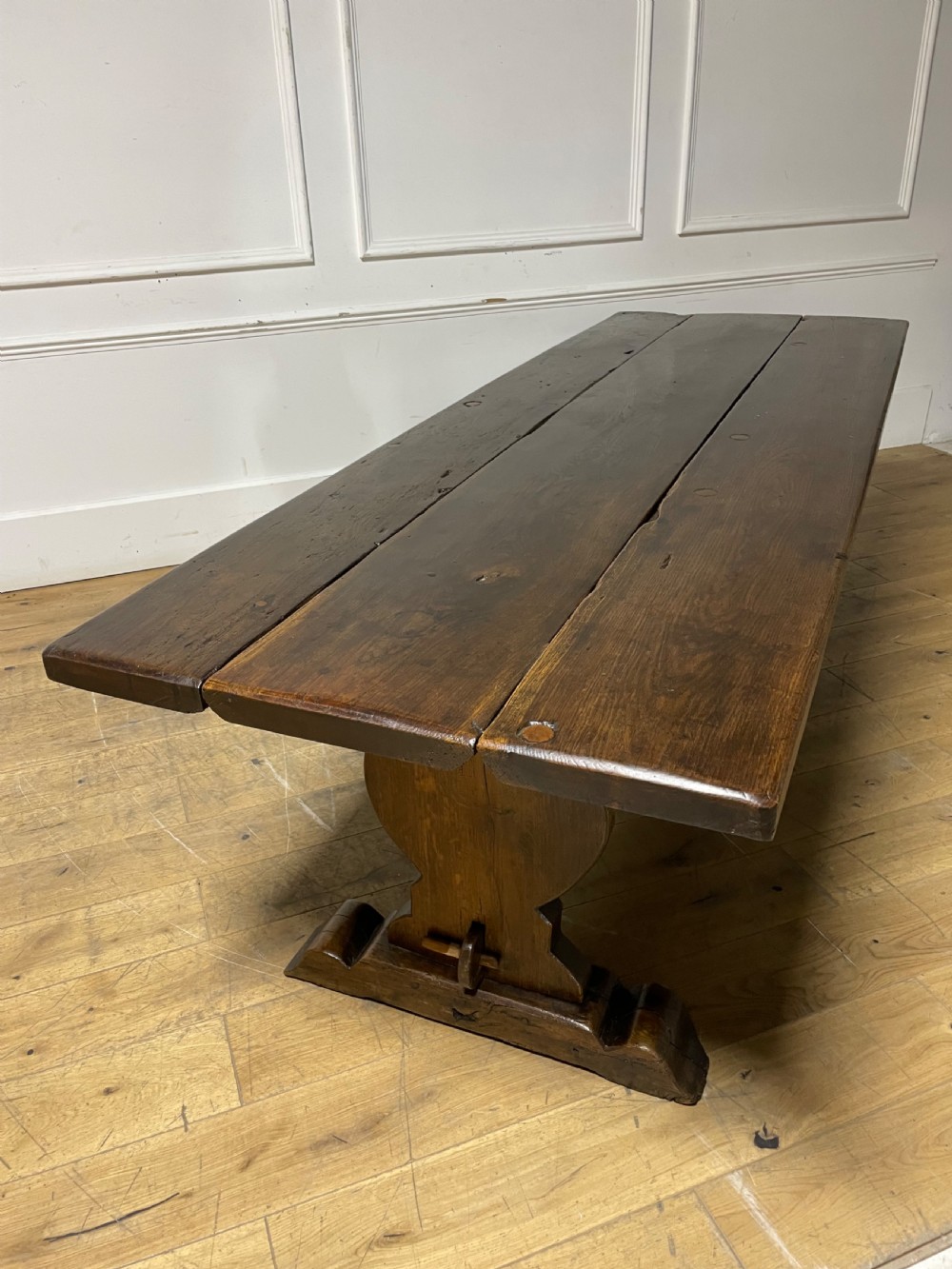 19th century oak refectory table / farmhouse table  View VIII