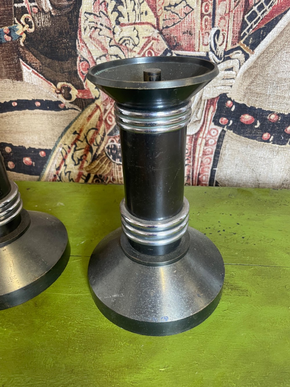 Pair of Art Deco Candlesticks  View II